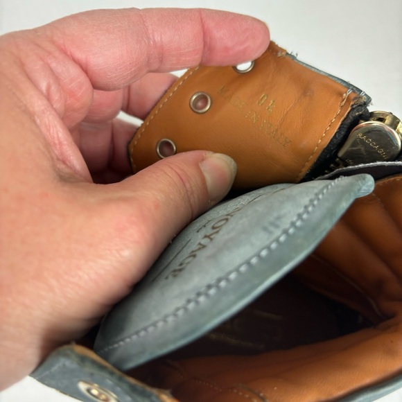 Grand Voyage/LA “Belmondo High”high-top sneakers in blue burnished Men’s 9.5 - Picture 9 of 16